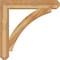 Ekena Millwork Thorton Craftsman Rough Sawn Bracket w/ Offset Brace, Western Red Cedar, 8"W x 42"D x 42"H BKT0806X42X42THR04RWR - alternate 3